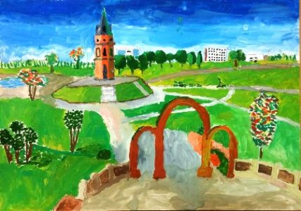 Табакова Ксения. Участвуем в городском конкурсе детского и юношеского творчества «На большой земле однажды кончилась война», посвященного 75-летию Победы в Великой Отечественной войне