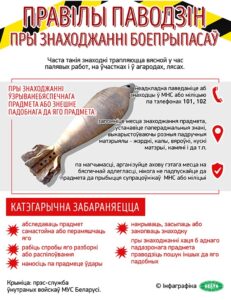 Правила поведения при нахождении боеприпасов