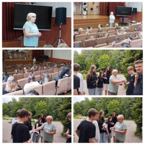 Встреча  воспитанников оздоровительного лагеря дневного пребывания «Солнышко» с председателем Ленинской районной организации ОСВОД Савченко Тамарой Ивановной (17.06.2024)