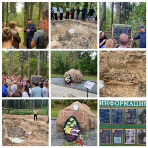 Посещение места захоронения мирных жителей времен Великой Отечественной войны в Могилеве (12.09.2024)