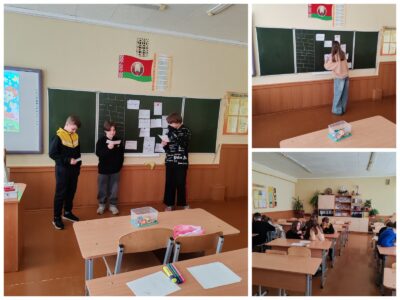 В рамках 6 школьного дня для учащихся 7 классов прошла познавательно — развлекательная игровая программа «Мы за здоровый образ жизни»