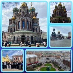Учащиеся 9а, 9д, 10а, 10б, 11б совершили увлекательное двухдневное путешествие в г. Санкт-Петербург
