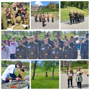 9 мая в рамках городского квеста «Мы – патриоты» состоялась военно-патриотическая игра «Зарница»