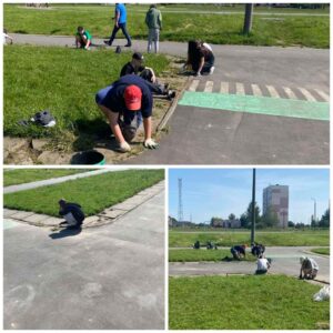 Сегодня продолжили работу трудовые бригады