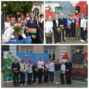 Культурно-образовательный проект «Поезд Памяти» встретили в Могилеве