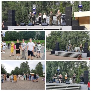 15 июля учащиеся 10 «Б» класса на концерте у ГУДО «Могилевский областной центр творчества»