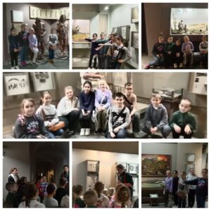 13 ноября учащиеся 3«Д», 3 «Б» и 3 «Г» классов совершили настоящее путешествие во времени — в Могилёвский областной краеведческий музей имени Е.Р. Романова