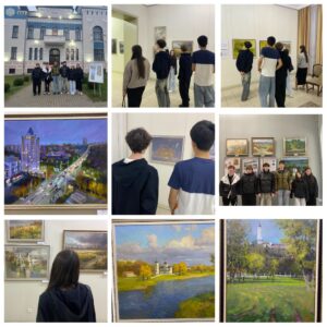 14 ноября 11 «А» класс посетил художественный музей имени П. В. Масленникова.