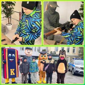 В рамках профориентационной работы наши ученики приняли участие в Дне открытых дверей, который проходил в Могилевском специализированном лицее МВД