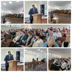 29 октября в рамках профилактической беседы с трудовым коллективом ГУО «Средняя школа № 40 г.Могилева» встретился начальник первого следственного отделения Могилевского межрайонного отдела Следственного комитета Старовойтов Владислав Геннадьевич