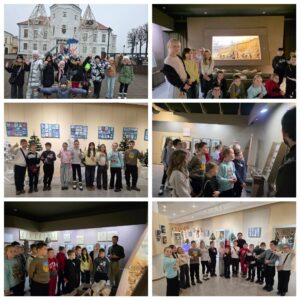 05.12 учащиеся 3″Б» класса посетили в Краеведческом музее им Е.Р.Романова выставки «Археология»  и «В блеске елочных огней. Новогодняя феерия»