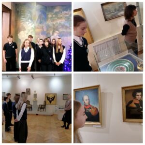 8 декабря учащиеся 8 «Д» класса посетили выставку «Декабристы и Беларусь: к 200-летию событий», проходящую в Музее этнографии