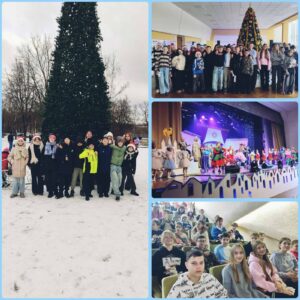 26 декабря учащиеся 6 «Г», 6 «Д» и 7 «Е» класса посетили спектакль «Летучий корабль»