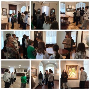 30 декабря учащиеся 9 «В» и 5 «Д» классов посетили музей Витольда Каэтановича Белыницкого-Бирули