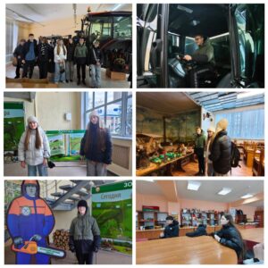 24 января учащиеся 9 «В» класса побывали в  «Могилевском государственном ордена Трудового Красного Знамени агролесотехническом колледже имени К.П.Орловского»