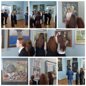 Учащиеся 11 «Б» класса посетили Могилёвский обласной художественный  музей имени П. В. Масленикова