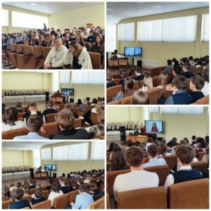 В рамках областной антинаркотической акции «Вместе» для учащихся 8–11 классов была проведена диалоговая площадка «Жизнь без наркотиков. Ответственность за их распространение»