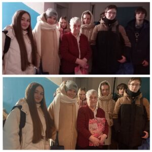 Накануне Дня памяти воинов-интернационалистов учащиеся 10 «А» класса навестили Валентину Анисимовну, мать погибшего воина-интернационалиста Курбацкого Виктора Алексеевича