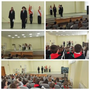 В нашей школе состоялся торжественный пионерский сбор «Равнение на героя»