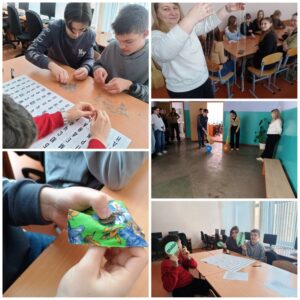 28 февраля, в рамках шестого школьного дня,  учащиеся 10″А» и 10″Б» классов приняли участие в увлекательном соревновании «23+8