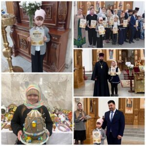 Учащиеся нашей школы Константинова София, Зайцева Анна и Дерюченко Дарья – в числе победителей областного молодёжного фестиваля «Пасхальный кулич»