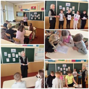 В рамках шестого школьного дня среди учащихся 3-их классов прошла квест-игра «Мир профессий»